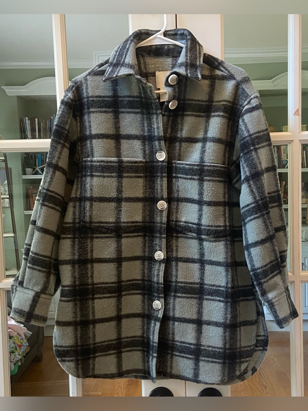 H&M Plaid Shacket